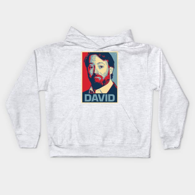 David Kids Hoodie by DAFTFISH